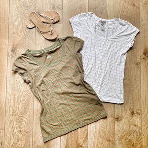 Mossimo & SO stripped ss tees - Large / XL